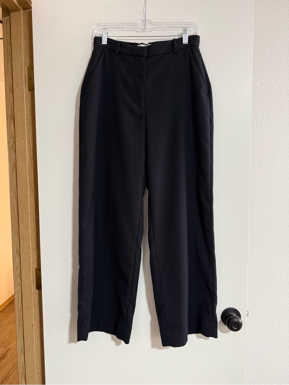 abercrombie curve love tailored wide-leg pants